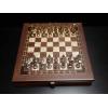 Шахматы "Илиада мини" 25*25*5 см орех антик